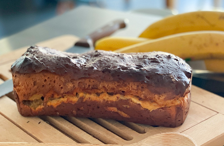 Highprotein-Lowcarb-Bananenbrot