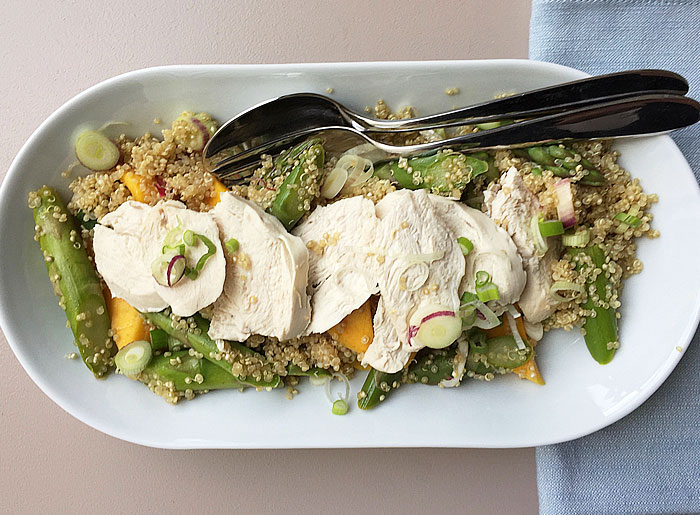 Quinoa-Salat mit Poulet